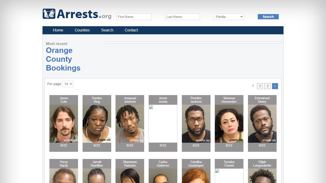 Orange County Arrests and Inmate Search